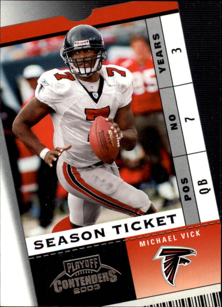 2003 Playoff Contenders #76 Michael Vick - FB