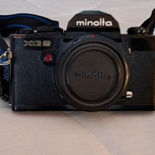 Minolta XG 9 35mm SLR Film Camera Black Manual Focus Self Timer