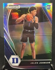 2021-22 Panini Prizm Basketball DP JALEN JOHNSON RC #10 SILVER PRIZM ROOKIE CARD