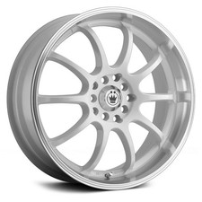 Konig Lightning Wheels 16x7 40 5x114.3 73.1 White Rims Set Of 4