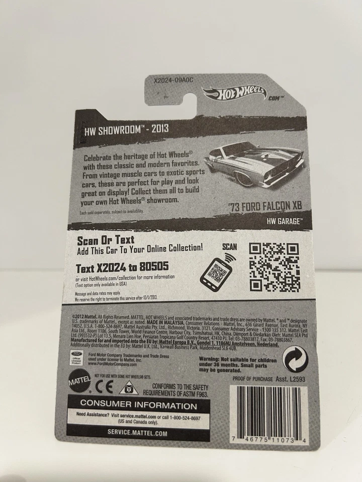HOT WHEELS SUPER TREASURE HUNT  73 FORD FALCON XB  - Image 3 of 4