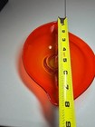 Vintage Viking Glass "EPIC"  Divided Candy Dish Persimmon Orange MCM — photo 4