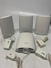 NETGEAR Orbi RBR50v2 Mesh Router &3  RBS50v2 Satellite Mesh WiFi Extender