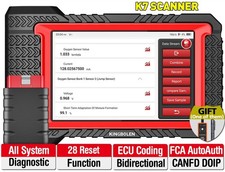OBD2 Scanner ECU Coding Bidirectional 28 Reset ALL System Diagnostic Tool