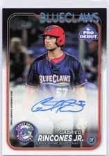 Gabriel Rincones Jr. 2024 Topps Pro Debut #PD-54 Autographs Auto