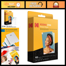 2x3 Premium Sticky-Backed ZINK Photo Paper 100 Sheets - Compatible with Instan
