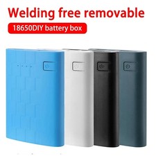 DIY Detachable for 3PCS 18650 Battery Case Power Bank Shell Charger Box Dual USB