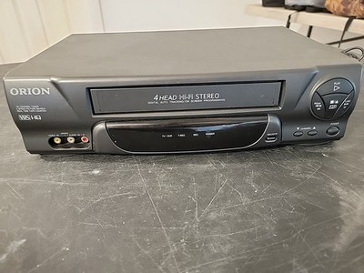 ORION 4 Head VCR VHS Player VR5005 Hi Fi Recording Stereo Tested