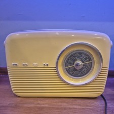 Bush TR82 Vintage Style Radio Cream Tested Working No Power Cable, Aerial Broken