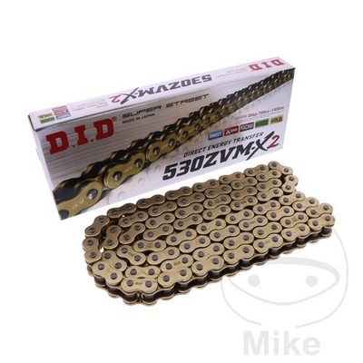 DID Open chain with rivet hook X-RINGKETTEG&G 530ZVMX2/110