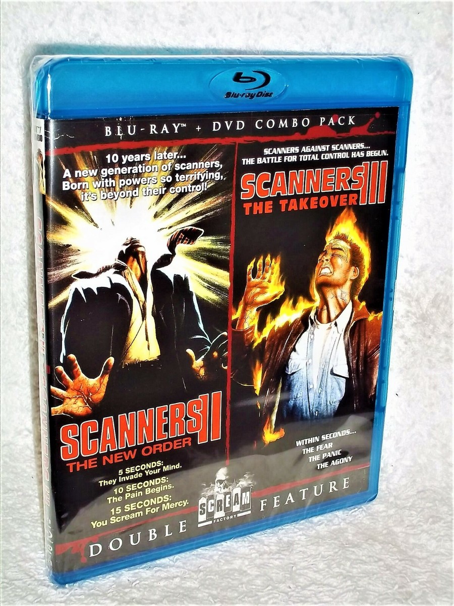 Scanners Part 1 I II 2: The New Order & III 3: The Takeover (Blu