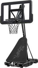 4.4-10Ft Adjustable Regulation Basketball Hoop, Portable Goal W/Shatterproof Bac