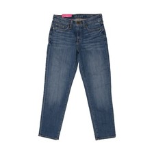 SPANX Slim-X Casual Cuffed Jeans Authentic Blue Size 24 9639