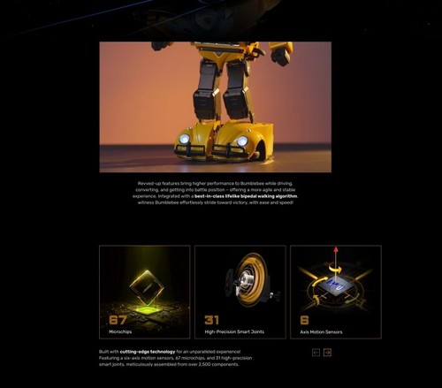 Presale Deposit for Robosen Bumblebee G1 automatic transformers Robot Toy - Picture 6 of 13