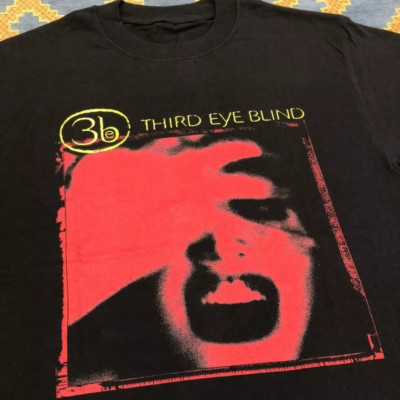T-Shirt Third Eye Blind - Rare - Homme Taille S à 5XL - Modèle 4D705 - Doré - Coton Gildan - Neuf Avec étiquettes