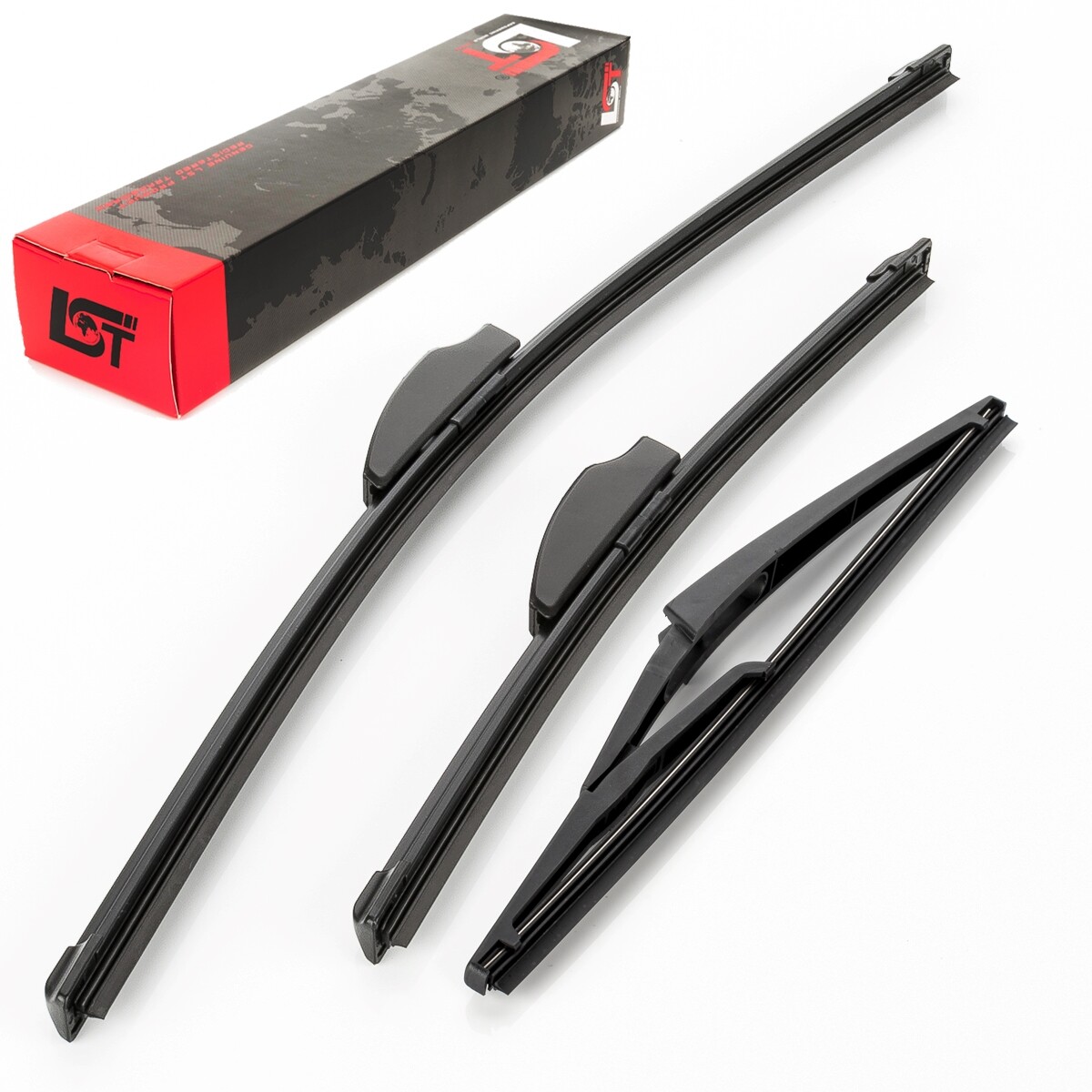 Front wiper + rear wiper wiper set for NISSAN JUKE F15 until 03/2017