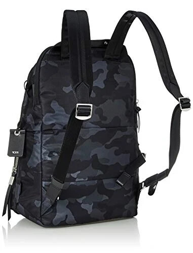 TUMI Devoe Meadow Blue Camo Nylon Backpack Travel Bag Extra Patch Tumi Devoe Meadow Backpack Navy Camouflage | eBay main image 2