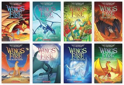 Wings of Fire Graphic Novels 8 Books Collection Set (Book #1 - #8) NEW Paperback