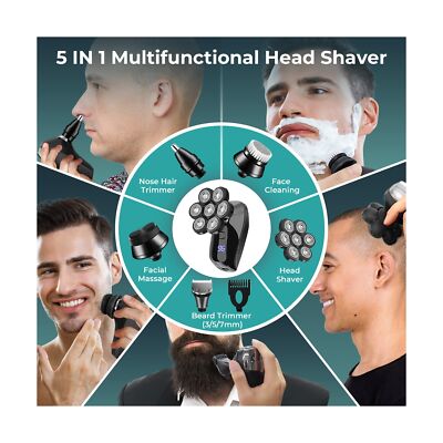 Buy kensen 7D Head Shaver, 5 in 1 Bald Head Shavers for Men, Head