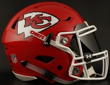 KANSAS CITY CHIEFS NFL Riddell SPEEDFLEX Authentic Gameday Football Helmet