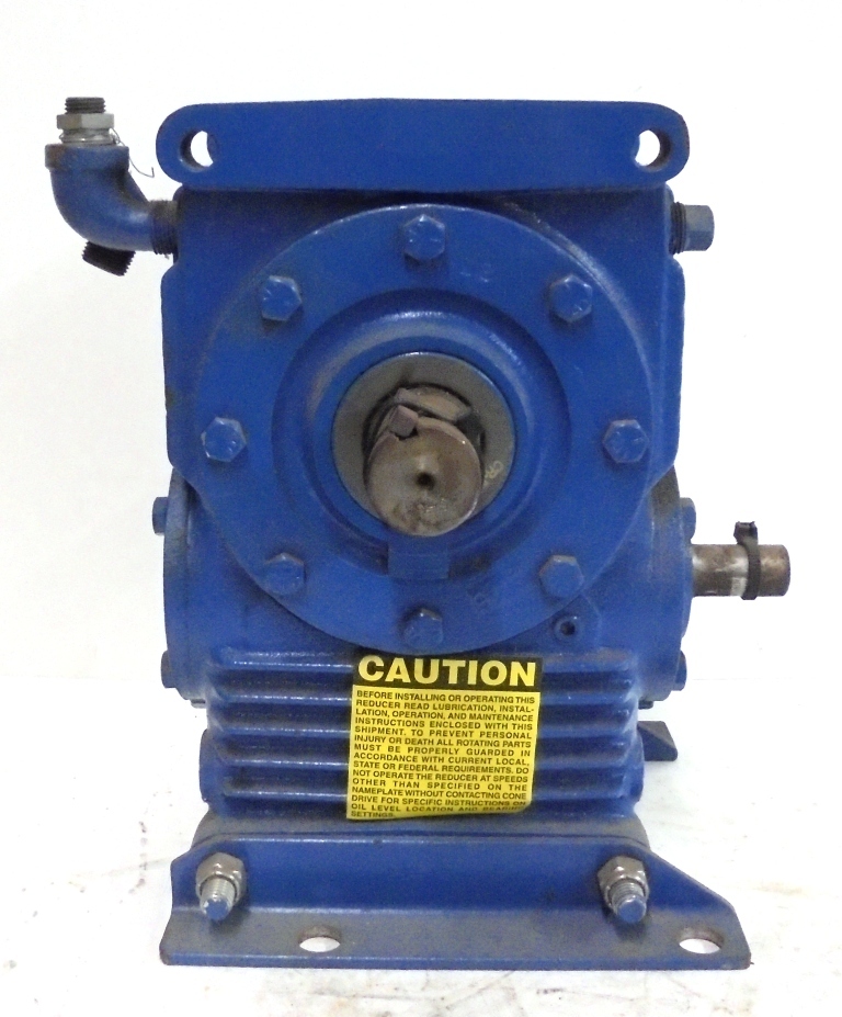 TEXTRON CONE DRIVE HU25-3  SPEED REDUCER 25:1 RATIO 2.00 RATING 1750 RPM IN
