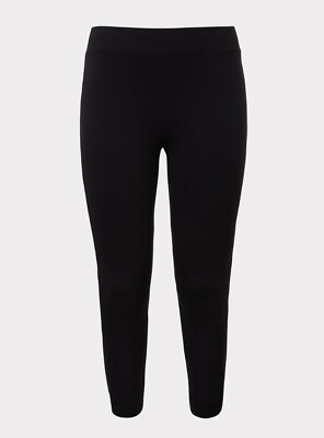 Torrid Crop Signature Waist Back Tie Legging Black 6 6X 30 #G15115