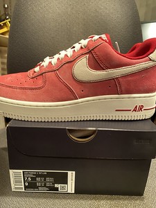 Nike Air Force 1 Low Dusty Red Suede DH0265-600 Men's Size 7.5 / Women's  Size 9 | eBay