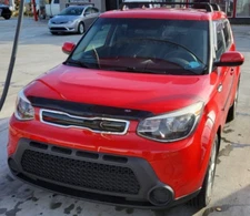 AVS Smoke CarFlector Stick-On Smoke Bug Shield Protector for 2014-2019 Kia Soul