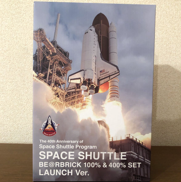 BE@RBRICK × NASA Space Shuttle Launch ver. 100% 400% MEDICOM TOY Bearbrick  New