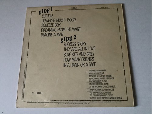 WHO LP THE WHO BY NUMBERS.MINT. - Picture 7 of 17