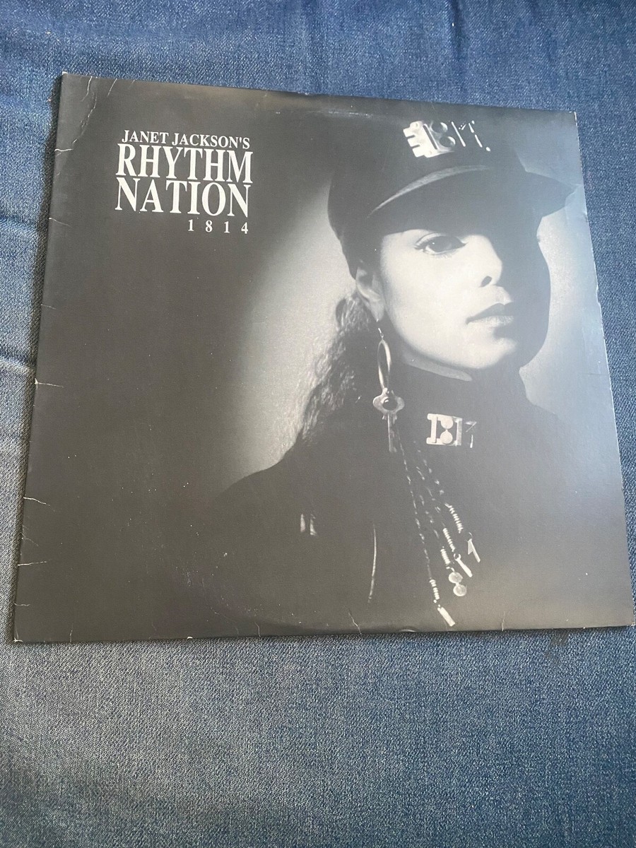 Janet Jackson - Rhythm Nation 1814 - Vinyl LP Record - 1989 Near Janet Jackson - Rhythm Nation 1814 - Vinyl LP Record - 1989 Near