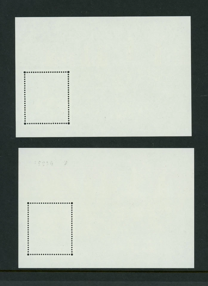 Hong Kong Scott # 678 #1 #2 ¡¿Error de sobreimpresión rojo?! Estampillas de colonias británicas en muy buen estado NH Foto 2 de 2