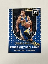 2014-15 Donruss Stephen Curry Production Line Assist Leaders Press Proof Gold/10