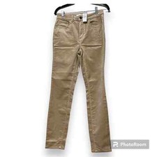 LOFT size 26 women's The Skinny high rise curvy regular inseam corduroy material