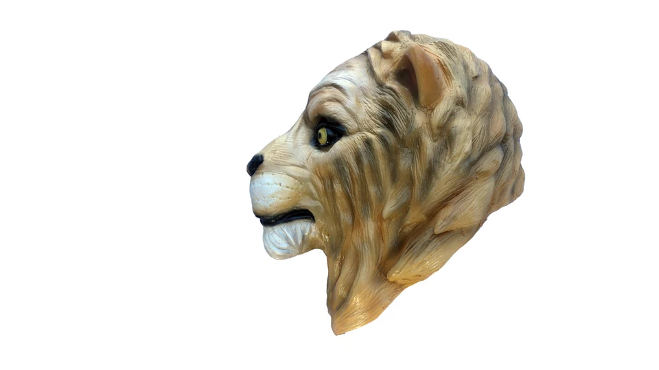 Ghoulish Productions Lion Latex Face Mask Horror Halloween Cosplay - Image 2 of 4