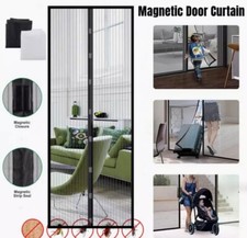 Magnetic Door Curtain Anti Bug Insect Fly Mosquito Net Side Open Style Automatic