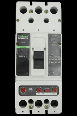 CRABTREE 250 AMP 18kA DREIPOLIG MCCB POWERSTAR PW250 725/3P250
