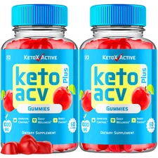 Keto X Active Gummies Supports Advanced Weight Management and Energy (2 Pack)