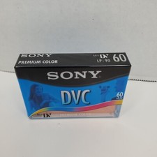 1 Sony DVC Digital Video Cassette Tape Mini DV Premium Color 60 LP90