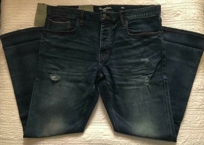 mens stretch selvedge jeans