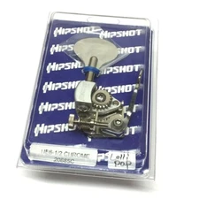 Hipshot LOLLIPOP Chrome Ultralite  1/2" Bass Drop D Machine De-tuner X-tender