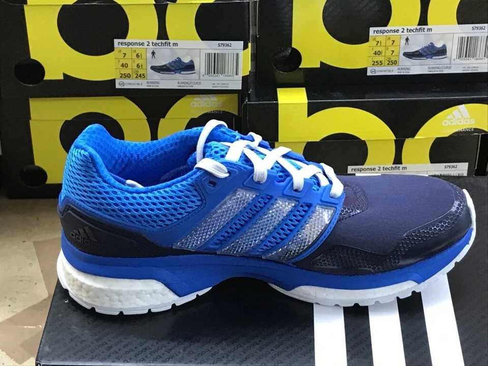 Adidas Response 2 Techfit Laufschuhe Joggen Herren Boost Sneaker blau NEU S79362 - Bild 3 von 4