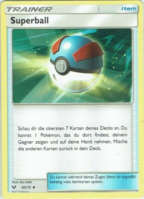 Pokemon Card Shining Legends No. 60/73 Superball