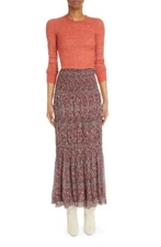 NWT Isabel Marant Étoile Nunca Skirt In Brown (Size 40)