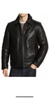 Cafe Racer Biker Leather Jacket  Black & Brown Soft  Skin Leather