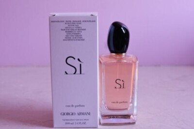Armani Si by Giorgio Armani 3.4 oz / 100 ml EDP SPRAY NIBWHITE BOX 100%Authentic