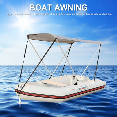 Foldable Boat Top Cover Canopy Cover for Inflatable Boats Durable Boat Tent - Picture 2 of 9