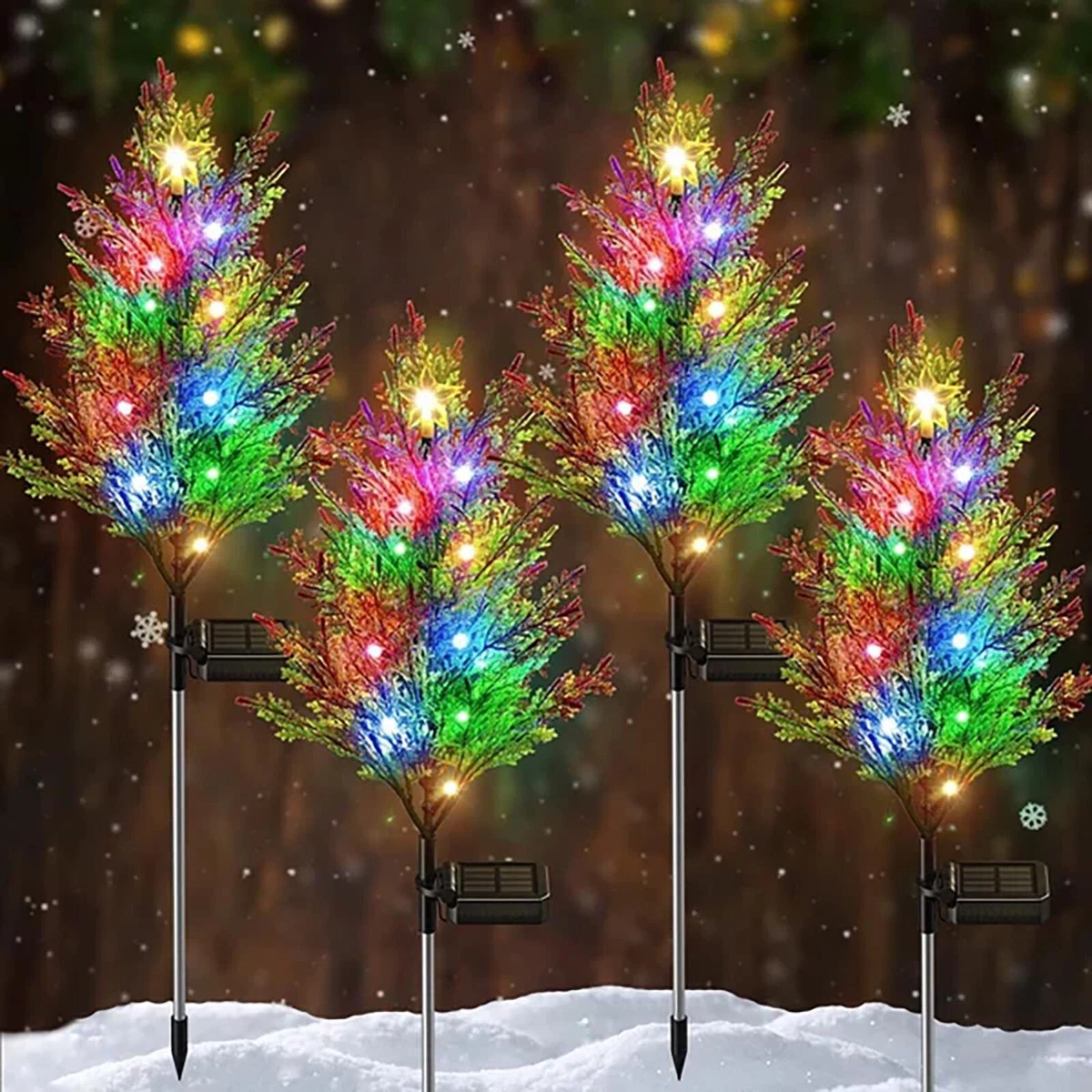 Solar christmas lights for outside trees deals