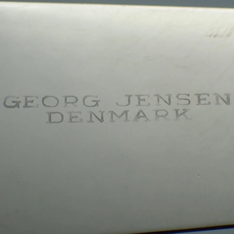 Cuchillo para servir pasteles de bellota Georg Jensen plata de ley 1915 Dinamarca Foto 3 de 4