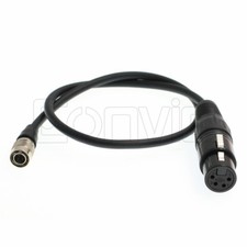 Sony Panasonic camera LCD Monitor Power Cable Hirose 4 pin to XLR 4 pin Female